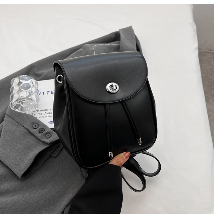 Designer Designer Bookbag School Bags Leather Square TLXT Women Fashion Backpacks Korean Trend All-match Shoulder Backpack Travel Bag