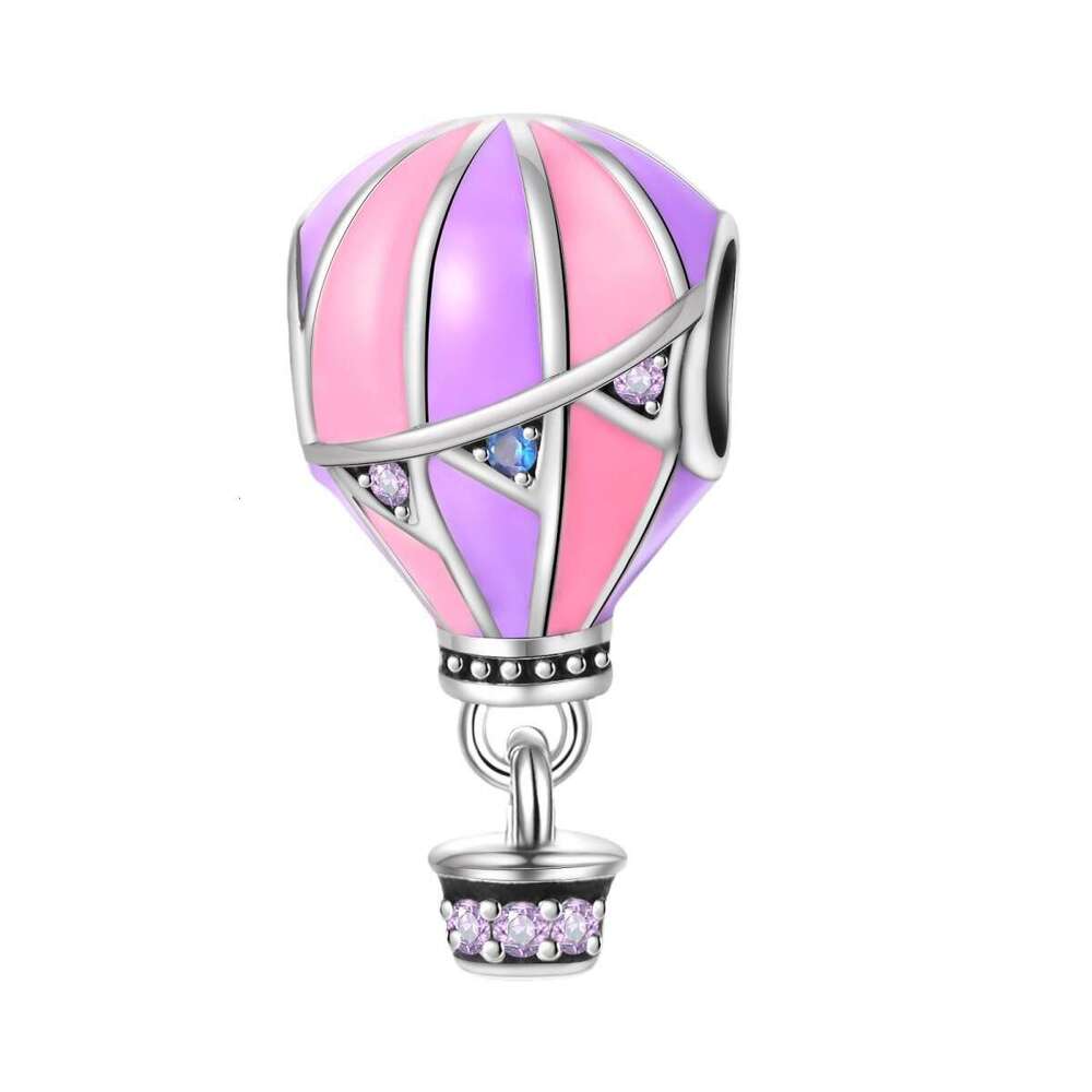 New 925 Sterling Silver Charm Hot air balloon bead Fit Charms Silver 925 Original Bracelet DIY Jewelry Making For women Gifts