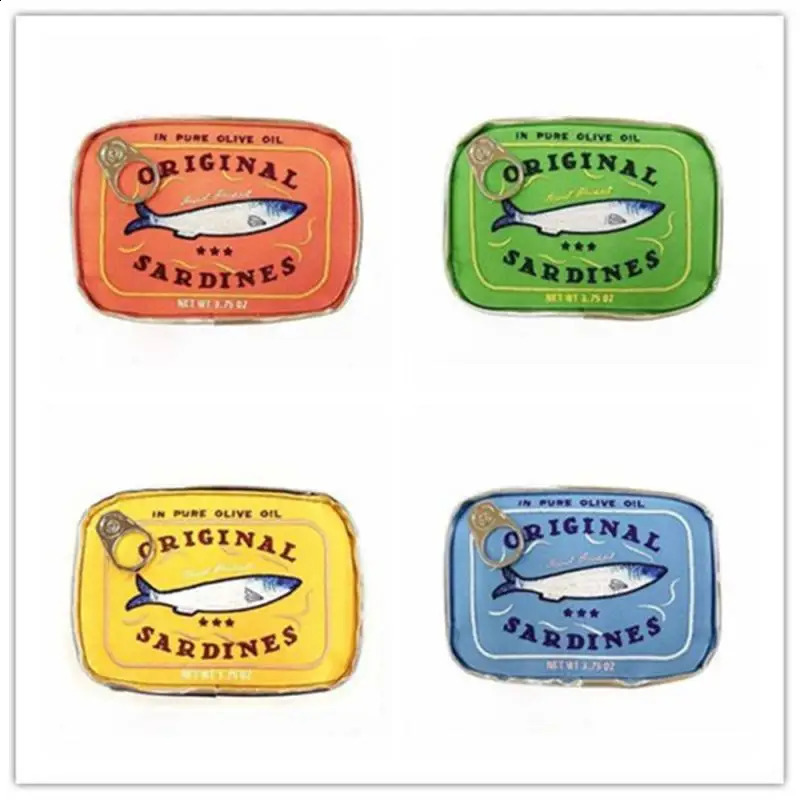 Cute Travel Cosmetic Bag Bath Wash Bag Creative Fashion Handbags Makeup Pouch Case Beauty Bag Canned Sardines Style Makeup Bag 240913