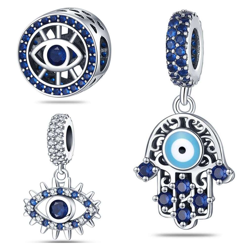 New 925 Sterling Silver Charm Magic Eye Beads pendant Fit Charms Silver 925 Original Bracelet DIY Jewelry Making For women Gifts