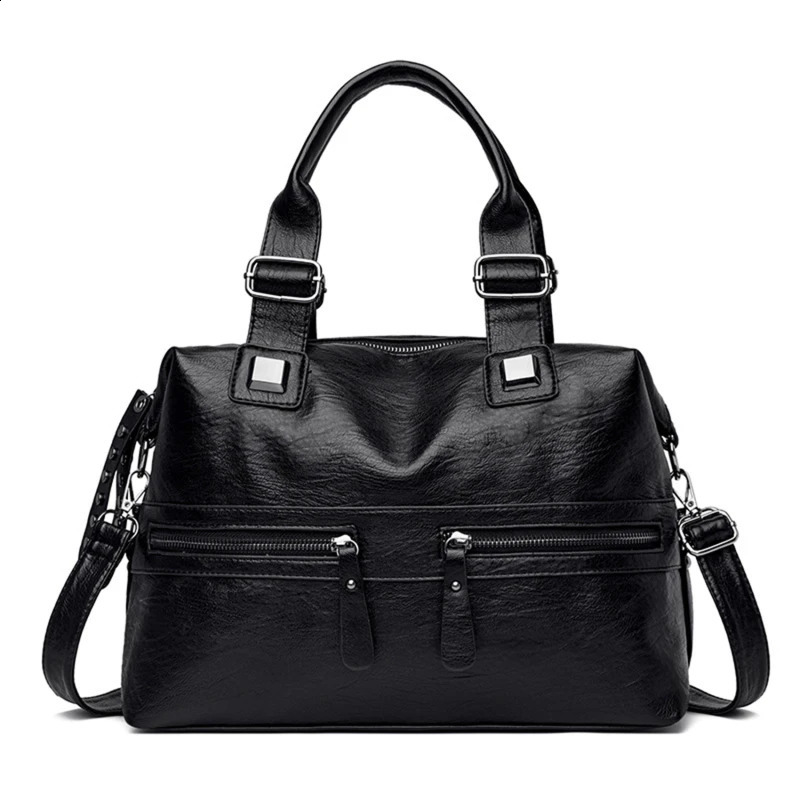 Casual Tote Bag Leather Handbag Bags Shoulder Handbags High Quality Ladies Crossbody Hand For Women 240914