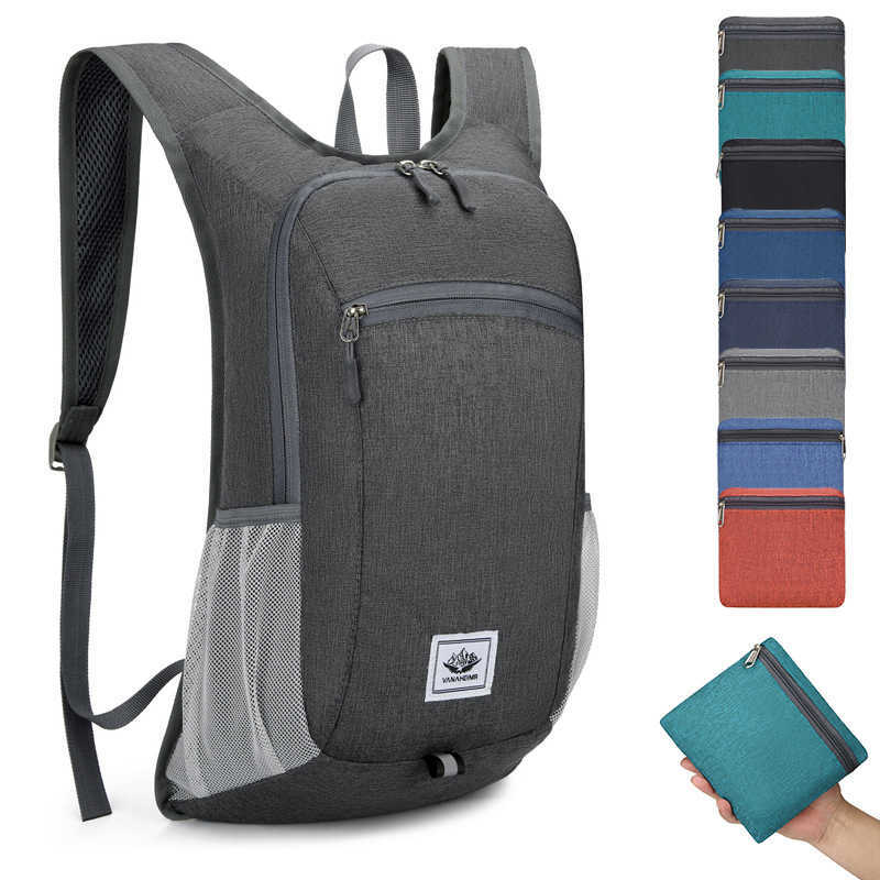 CMM Folding Bag Outdoor Sports Bag Lightweight Hiking Backpack Travel Bag Womens Leisure Book Bag Mens Backpack
