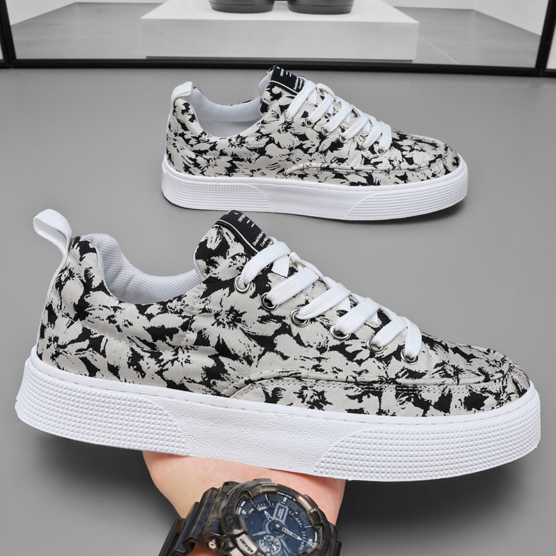 Casual Men's wer Printed Breathable Sneakers with Thick Soles for Outdoor Wear 7d4f
