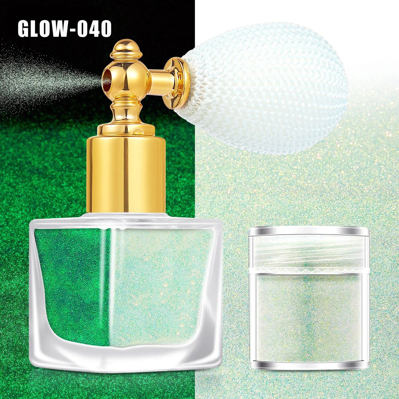 Glitter Spray For Hair And Body Shimmer Spray Highlight Glow Party Christmas Carnival Cosmetic Spray Glitter 240914