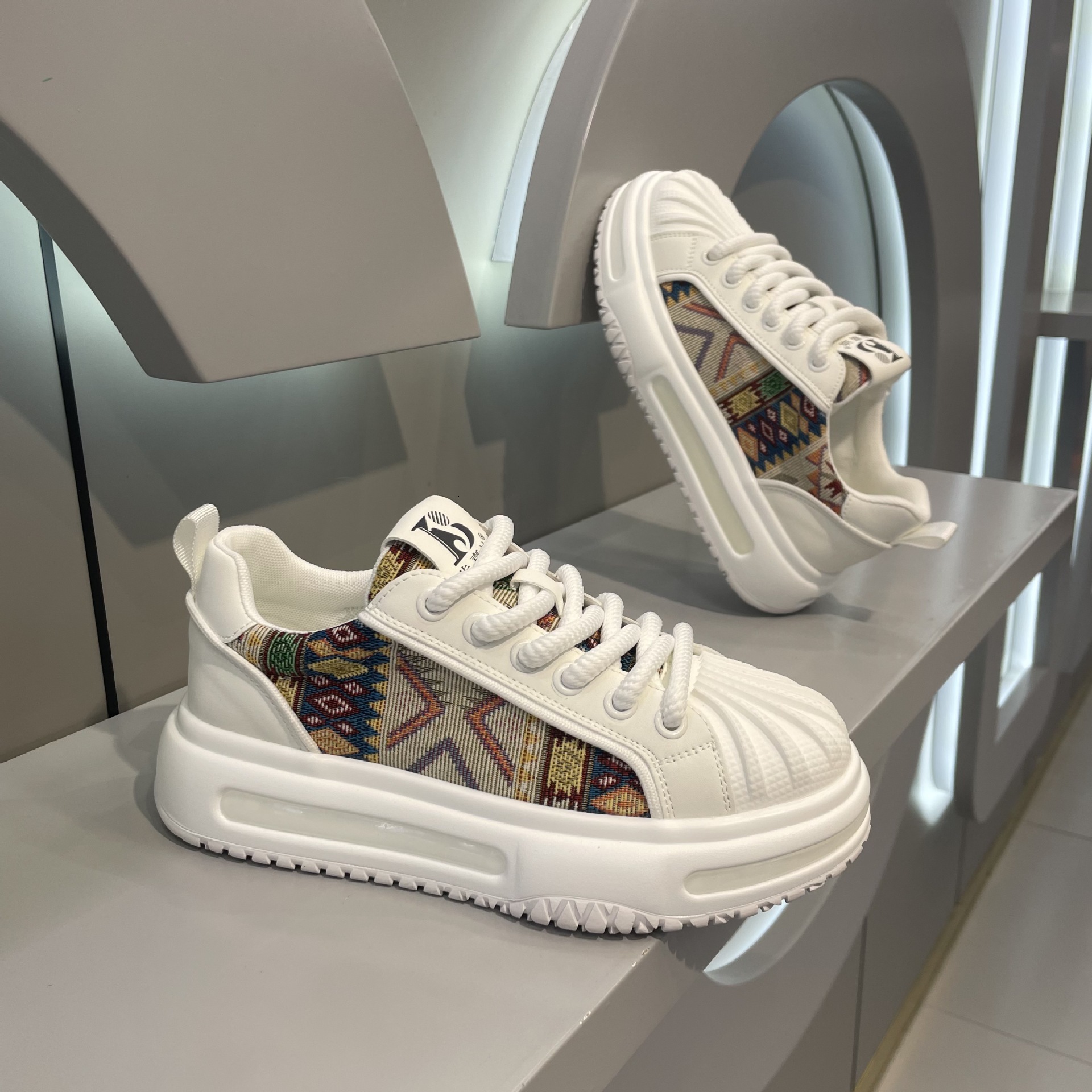 Ddmybear Air Cushion Soft Soled Board 2024 New Breathable Canvas Trendy Versatile Casual Men's Shoes Chinese Brand Shoes F918-159