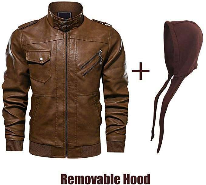 European Size Ford Mustang Road Motorcycle Windproof Warm Fashion Coat Leather Jacket
