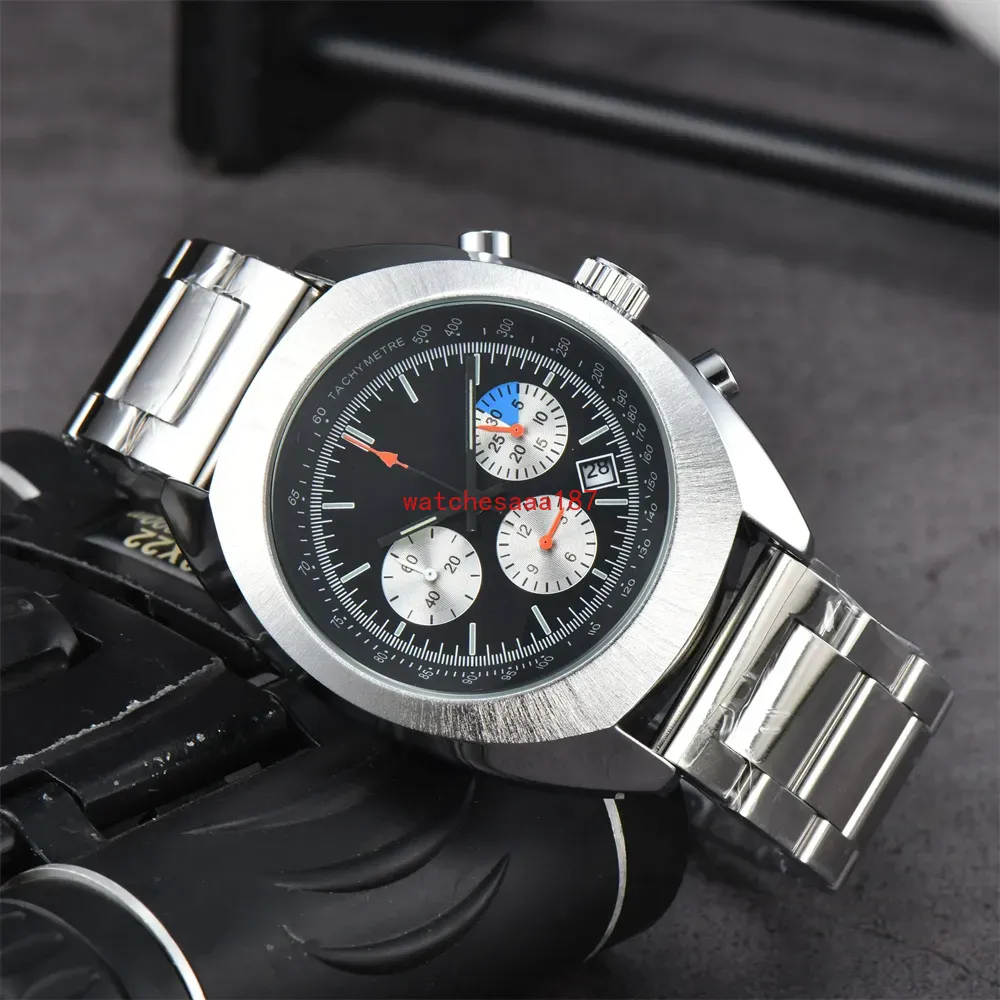 188 New Arrival 2024 Sport Style Watches for Men Luxury Quartz Wristwatch Daily Waterproof Automatic Date Chronograph High Quality AAA Male Clocks
