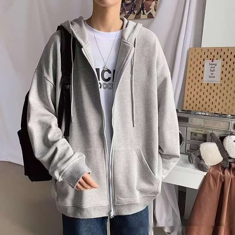 Men's Hoodie Autumn Cardigan Hoodie Men's Spring And Autumn Style American Trendy Brand Men's Clothing Hooded Jacket