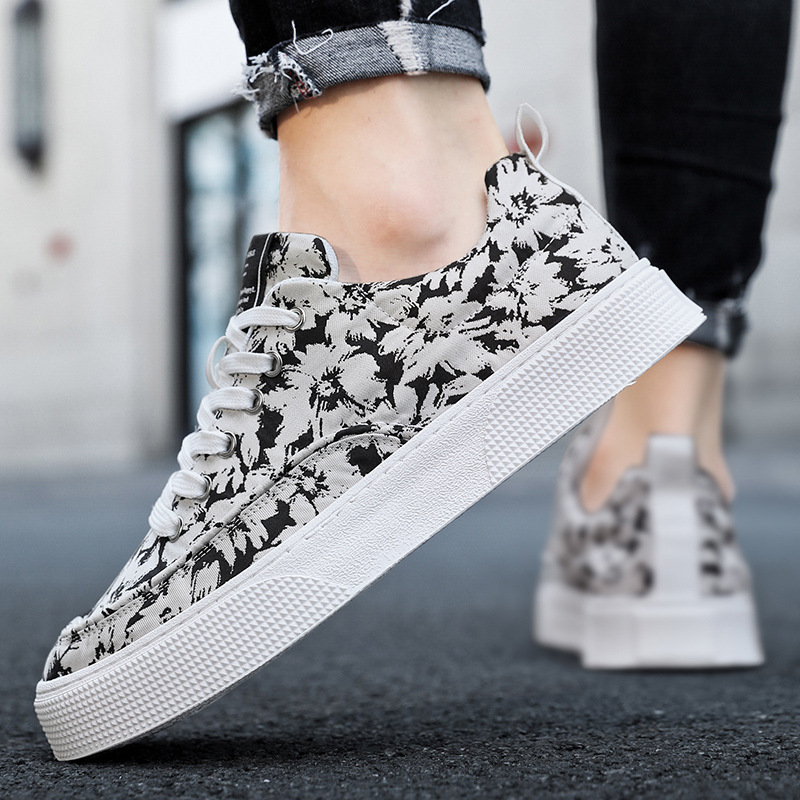 Casual Men's wer Printed Breathable Sneakers with Thick Soles for Outdoor Wear 7d4f