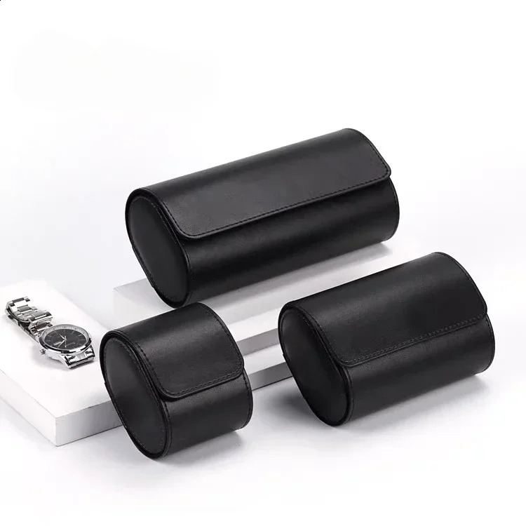 Classic Travel Storage Leather Bag PU Leather Watch Case Prevents Scratching and Oxidation Watch Box Case Watch Pouch Organizer 240909