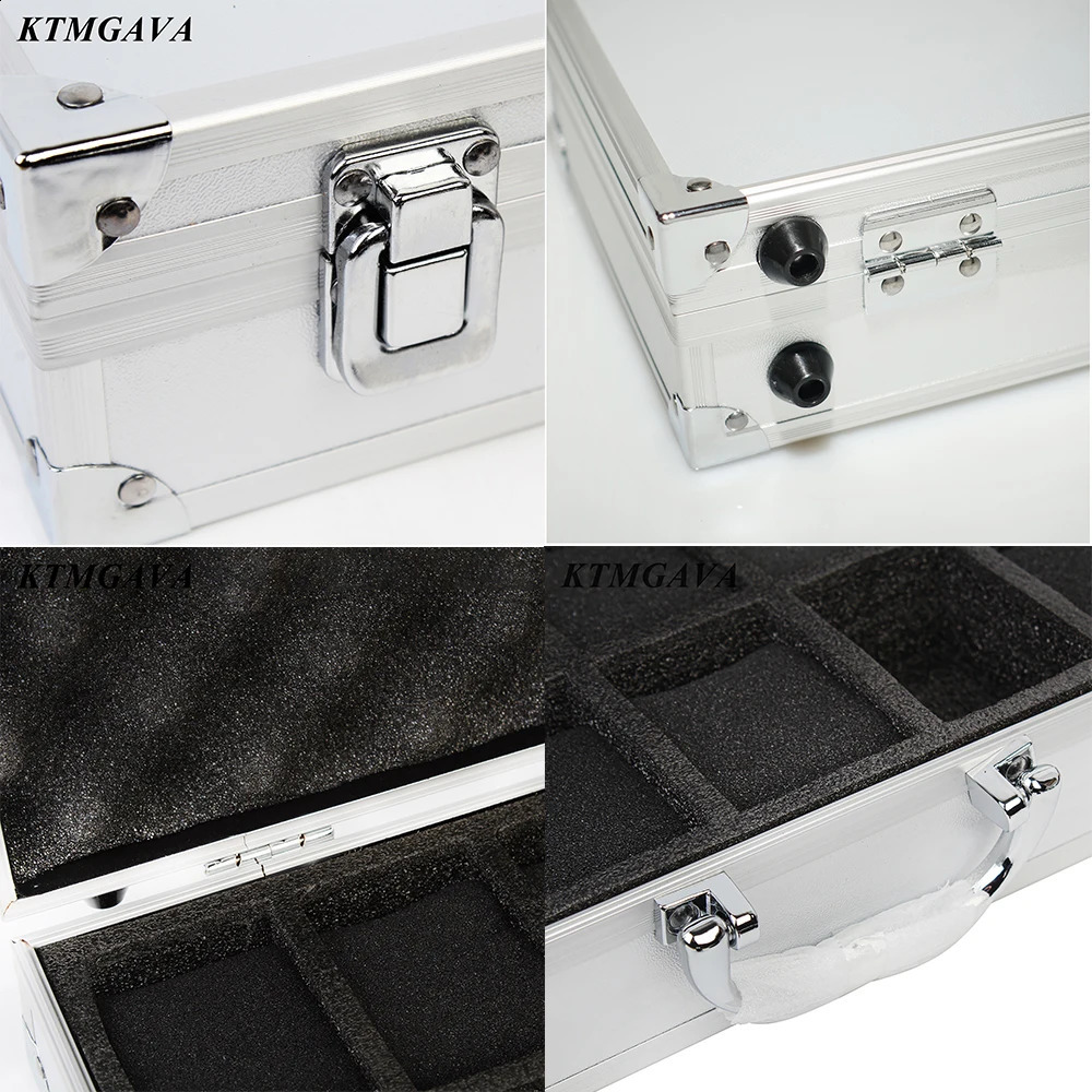 18 slot y highquality watch box aluminum alloy product storage clock collection gift 240912