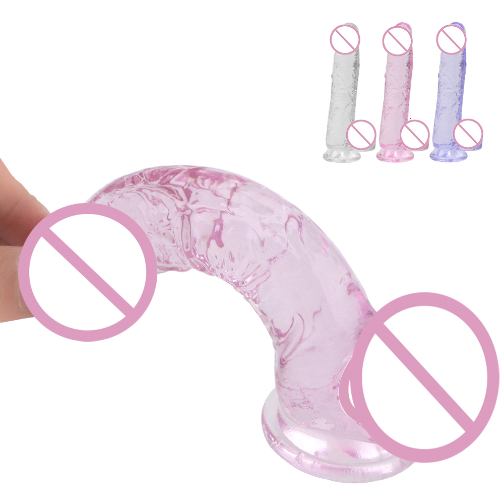 Olo G-spot Dildo avec une forte tasse de sueur mini gode réaliste pénis artificiel masturbation adulte toys sexy pour femmes hommes