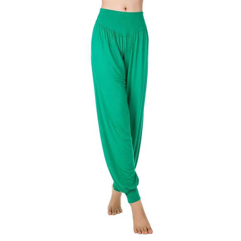 Summer Women Bloomers Modal Harem Pants Casual Sweatpants Solid Color Baggy Gym Yoga Jogging Pants Loose Dance Trousers M240918