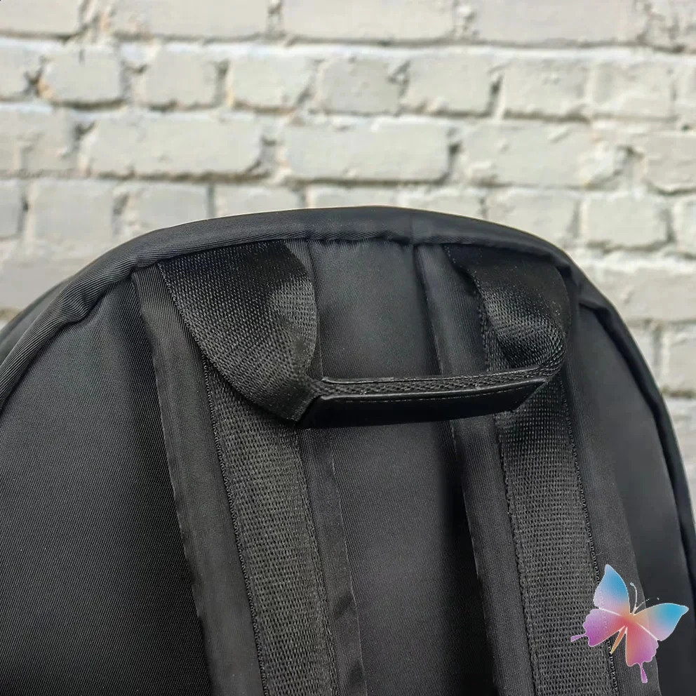 All Seasons 1017 ALYX 9SM Backpack New Mens and Womens Black Outdoor Travel Metal Sleeve Zipper Open Nylon Bag 240913