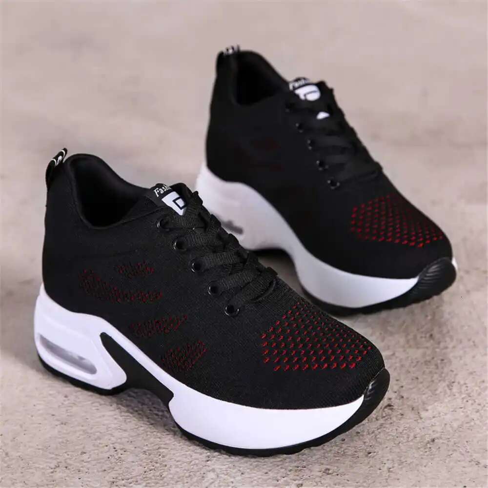 Ete Size 38 Women's Colored Sneakers Vulc anize Ladies Shoes 2023 Special Sports Visitors Workout Saoatenis Sapatenis
