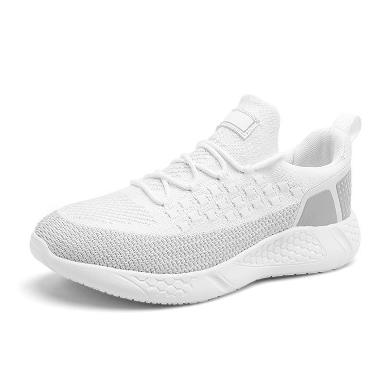 Men Women Couple Sneakers Fly Knit Breathable Versatile Plus Size Running Shoes Free shipping