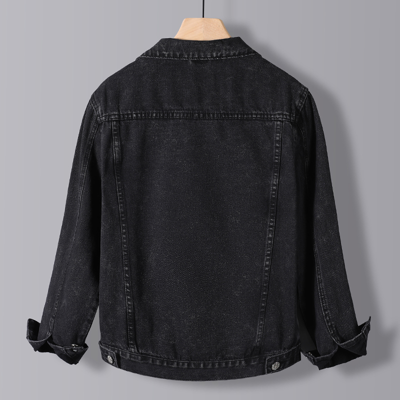 Men's New Spring Autumn Men's Slim Fashion Best Denim Large Casual Jacket M-5Xl