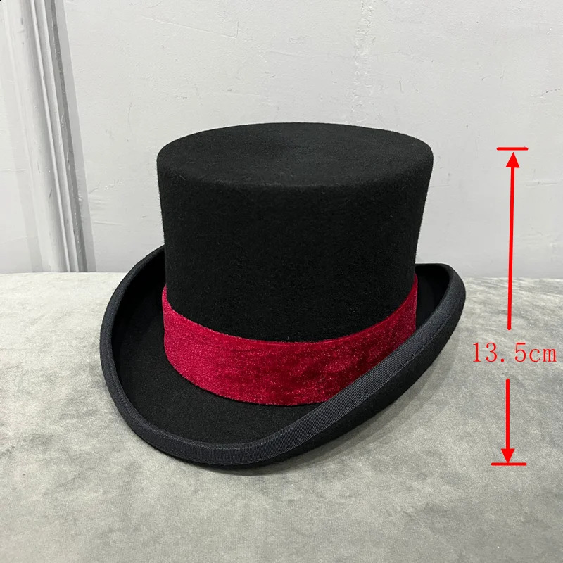 British wind in Europe and the gentleman cap stage performance top hat retro fashion personality President 240906
