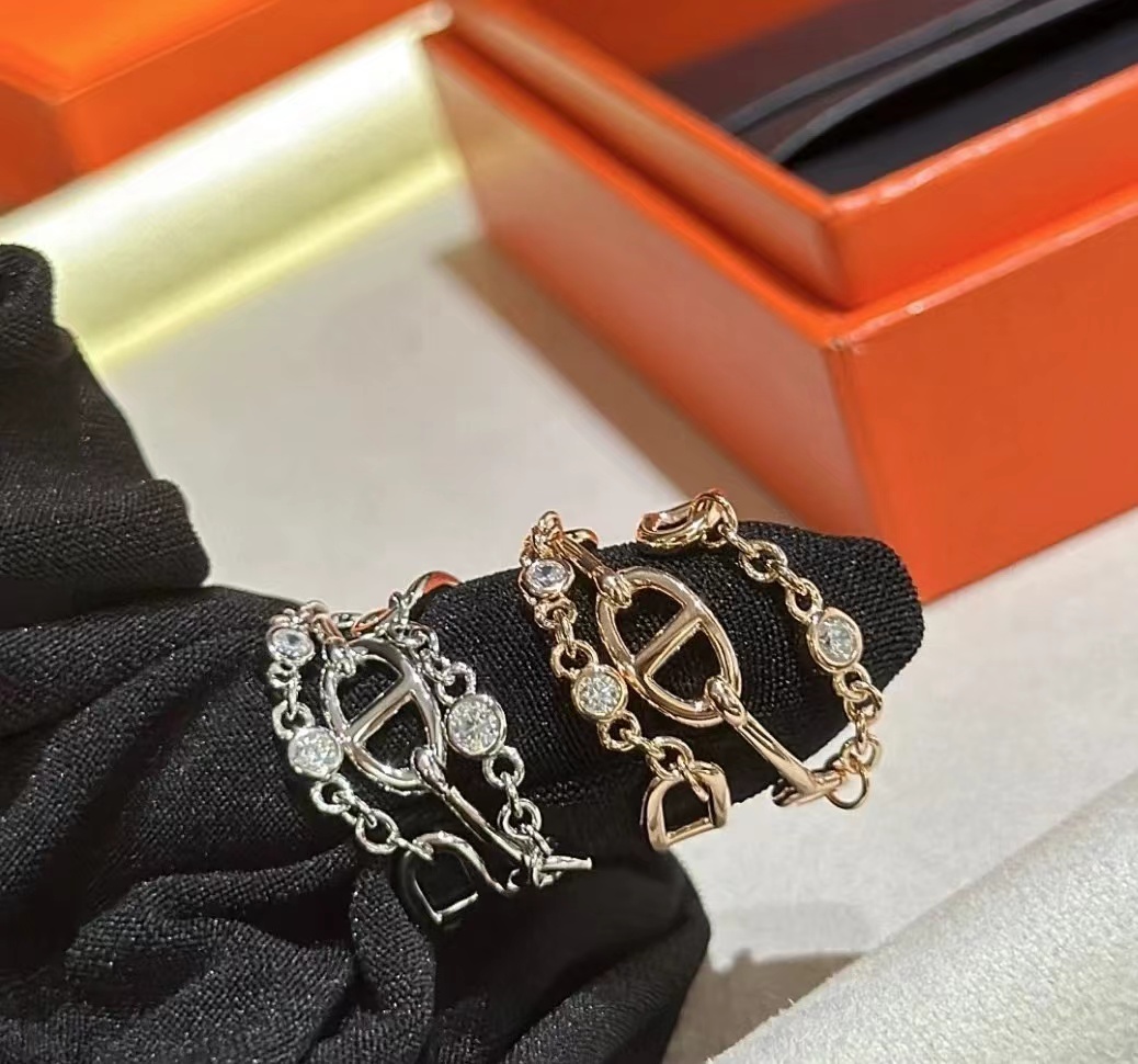 fashion k gold ring pig nose ring designer ring jewelry designer couple's rings hollowed out rings multi-level jewelry for women