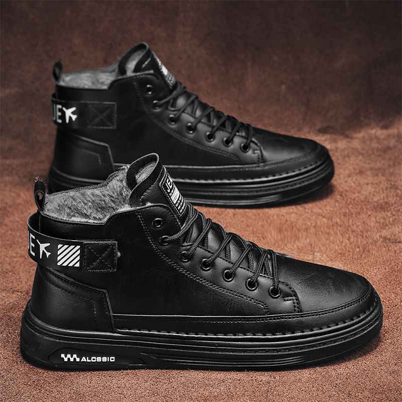 new pattern Men's boots designer men cloud Outdoor Shoes balance black teacher Winter boots warm cotton shoes