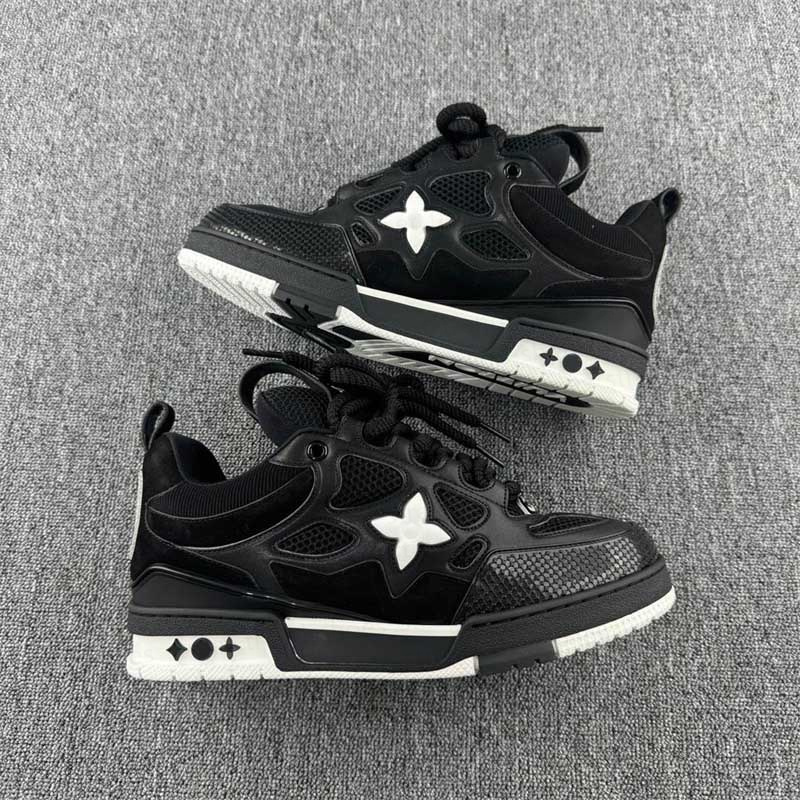 skate sneaker calf trainer Beige White Marine Black Red Green Grey Yellow Brown Multicolor Lace-up Snakeskin mens womens Casual Shoes Runner Shoe f26