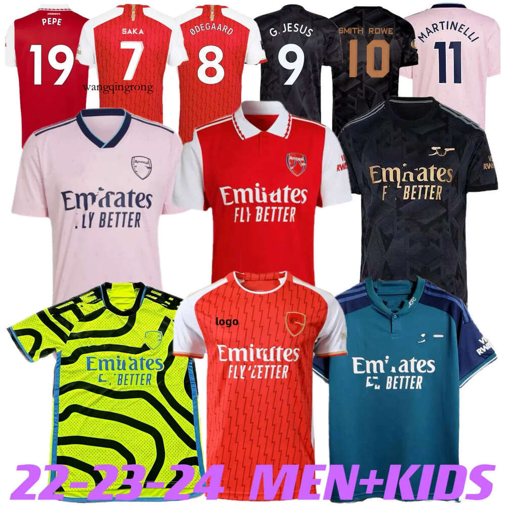 Gunners 22 23 24 G.Jesus Havertz Soccer Jerseys 2023 Arsen Thomas Trossard Nketiah Tierney Smith Rowe Shirt Saliba Odegaard Saka Martinelli Footb