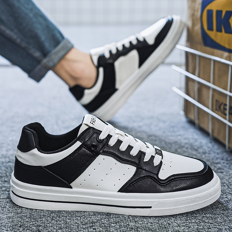 Men Casual Shoes Low Top Breathable Wearable Trendy Versatile Flat Bottom fashion