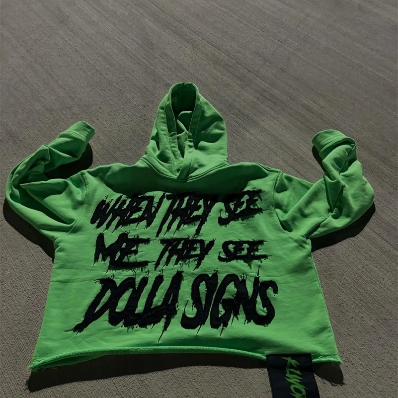 American Y2K Couple Hoodies INS Street Style Color Matching Letters Loose Sweater Hip Hop Harajuku Retro Hipster Hoodies 240911