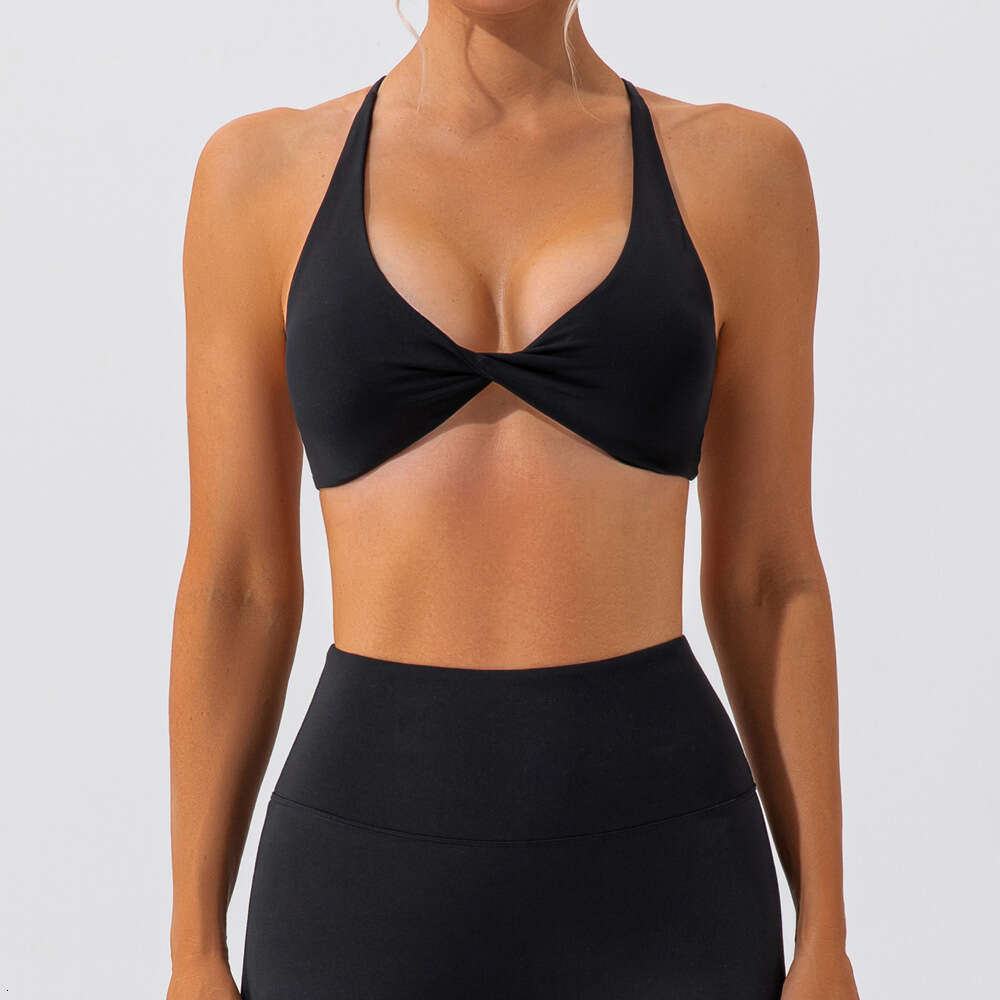 Sports underwear for women in and nude yoga clothes, running and fitness bras, quick drying yoga vests