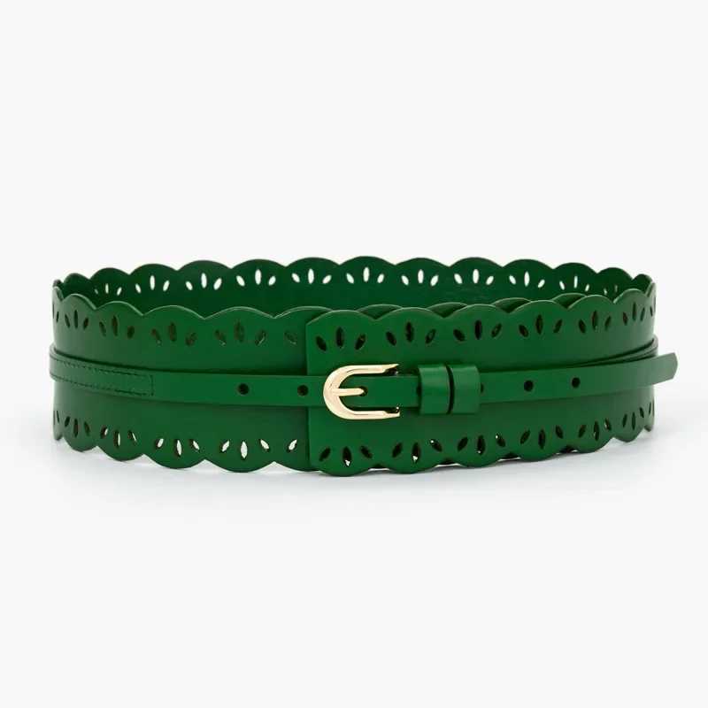 Belts Womens Belt Elegant Wide Solid Color Burgundy Belt Womens Belt J240913