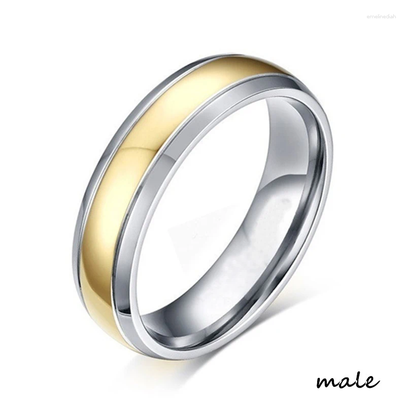 wedding rings 2024 fashion couple for lovers exquisite zircon women set trendy stainless steel men jewelry