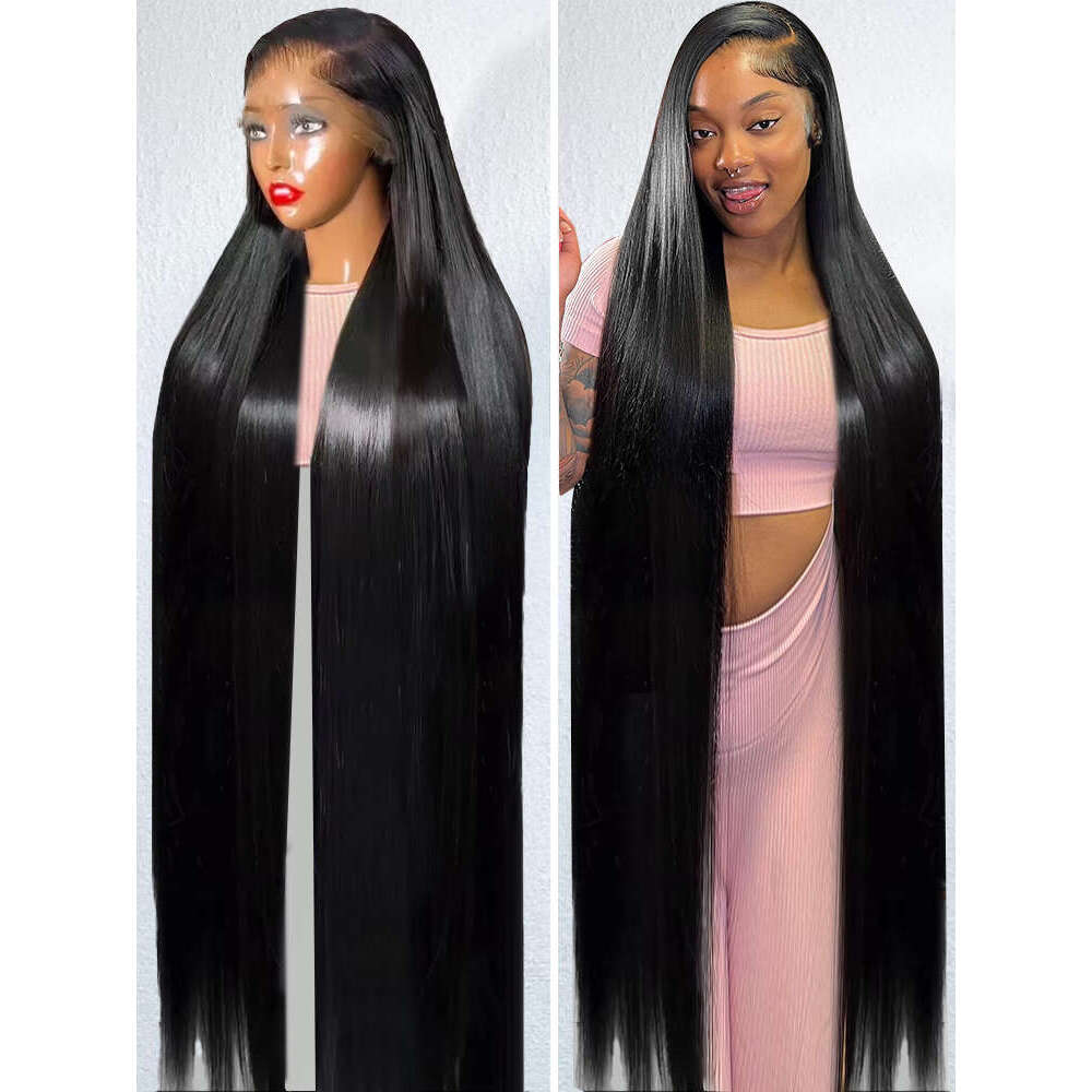 Xcurly 40 Inches 250 Density HD Lace Wig 13X6 Human Wigs 13X4 Straight Closure Natural Baby Hair Preplucked For Women