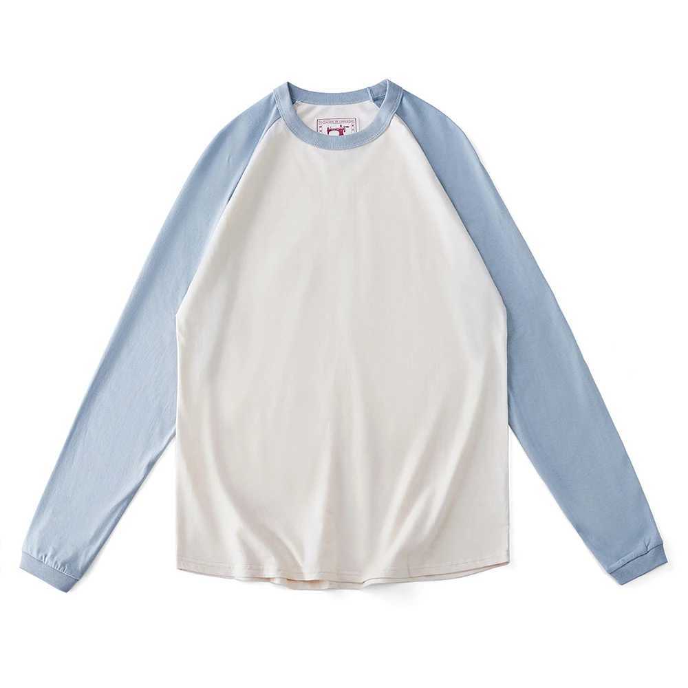 Amekaji Vintage Long Sleeve T Shirt Men Women Spring Autumn New Round Neck Raglan Sleeve T-shirt Retro Casual Bottoming Top Tees Z240918