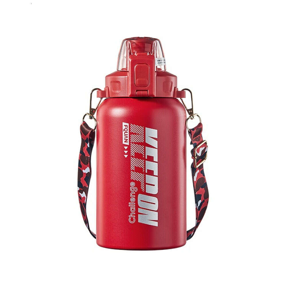 1.1L Sports Water Stainless Steel Large Capacity Double Wall Vacuum Insulated Thermos Bottle Keep Cold/Hot Thermal Out