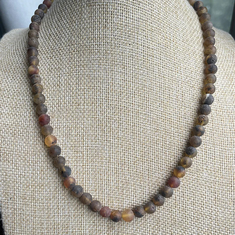 Baltic Amber Necklace for Women 50cm Fashion Adult Original Handmade Gemstone Beads Gorgeous Treatment Jewelry Supplier 240914