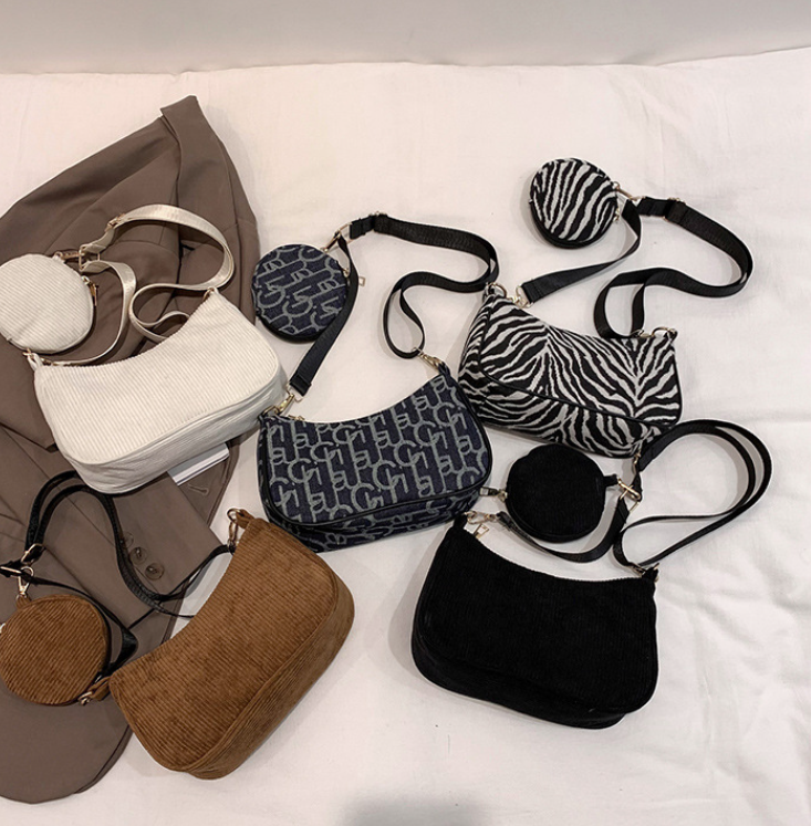 2025 Designer Shoulder Bag Women 3 Vintage Style New Fashion Trendy Solid Color Handbag Free shipping