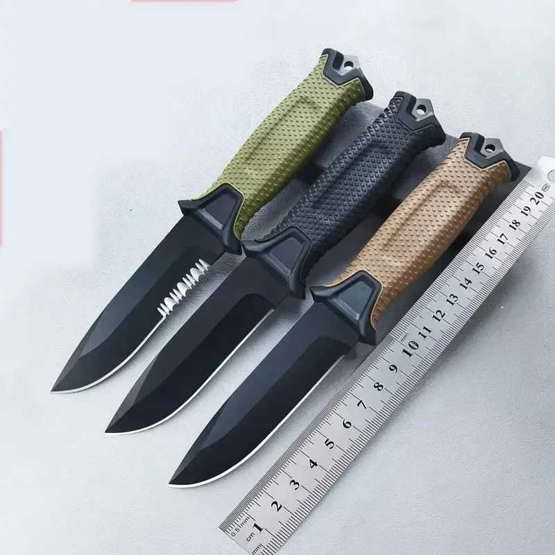 GB Stainless Steel Outdoor Survival Knife Portable Camping Pocket Knife Military Tactical Knife Bushcraft Survival Hunting EDC W2404576918 2