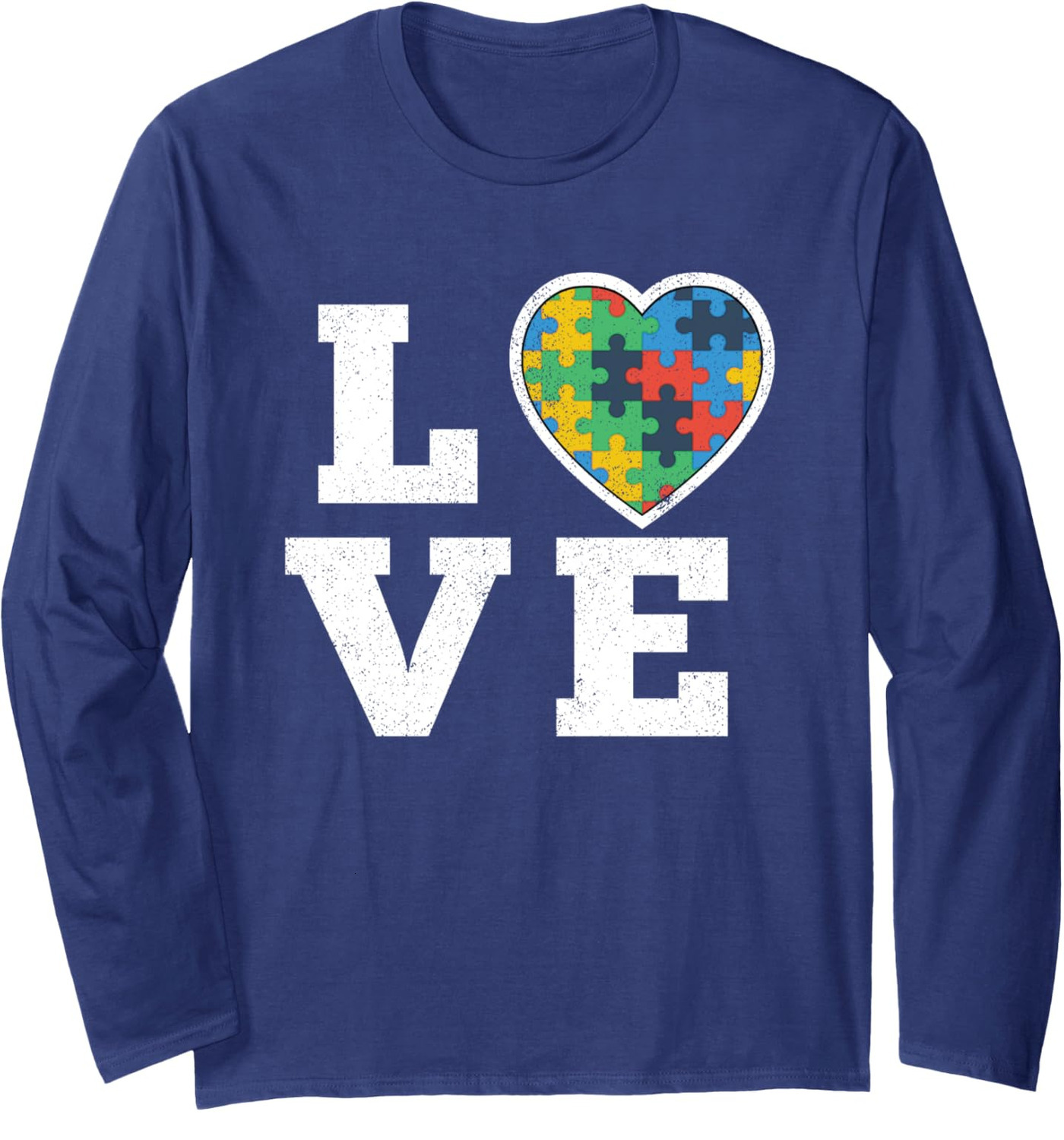 Long Sleeve Shirts for Men sweatshirt Love Puzzles Autism Awareness Autistic Support Gift Tee Streetwear Casual tops clothes trend bd