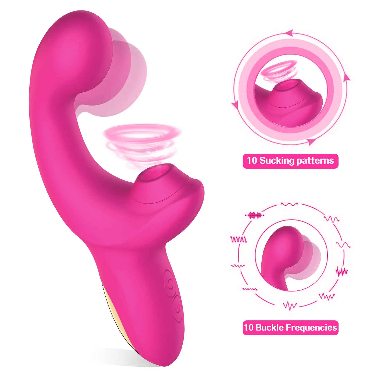 Sucking vibrator Clitoral Gspot stimulation adult sex toy female vibrating finger massager sucking vibration 240914