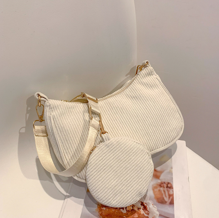 2025 Designer Shoulder Bag Women 3 Vintage Style New Fashion Trendy Solid Color Handbag Free shipping