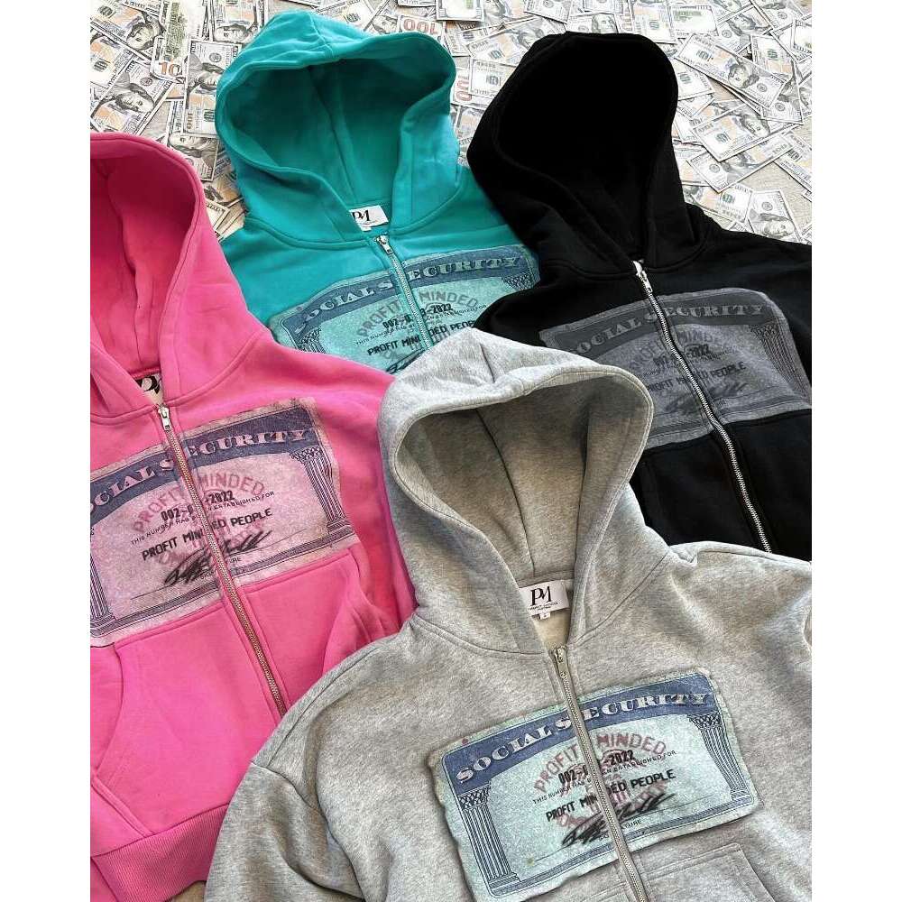 Y2k Zip Up Hoodie INS Vintage Haruku Printing Hip Hop Streetwear Men Women Casual Gothic Oversized Hoodie Fashion Sweatshirt