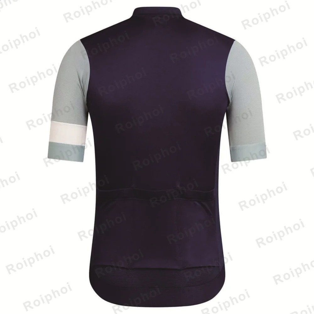 ROIPHOI Bicycle Shirt Mens Clothing MTB Maillot Pocket Mountain Bike Enduro Summer Racing 240909