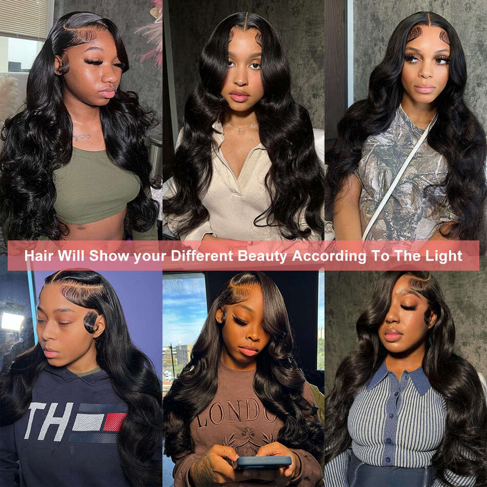 Sophianna 30 Inch Body Wave Bundles Wigs 100% Brazilian Virgin Remy Human Hair Natural Black For Women