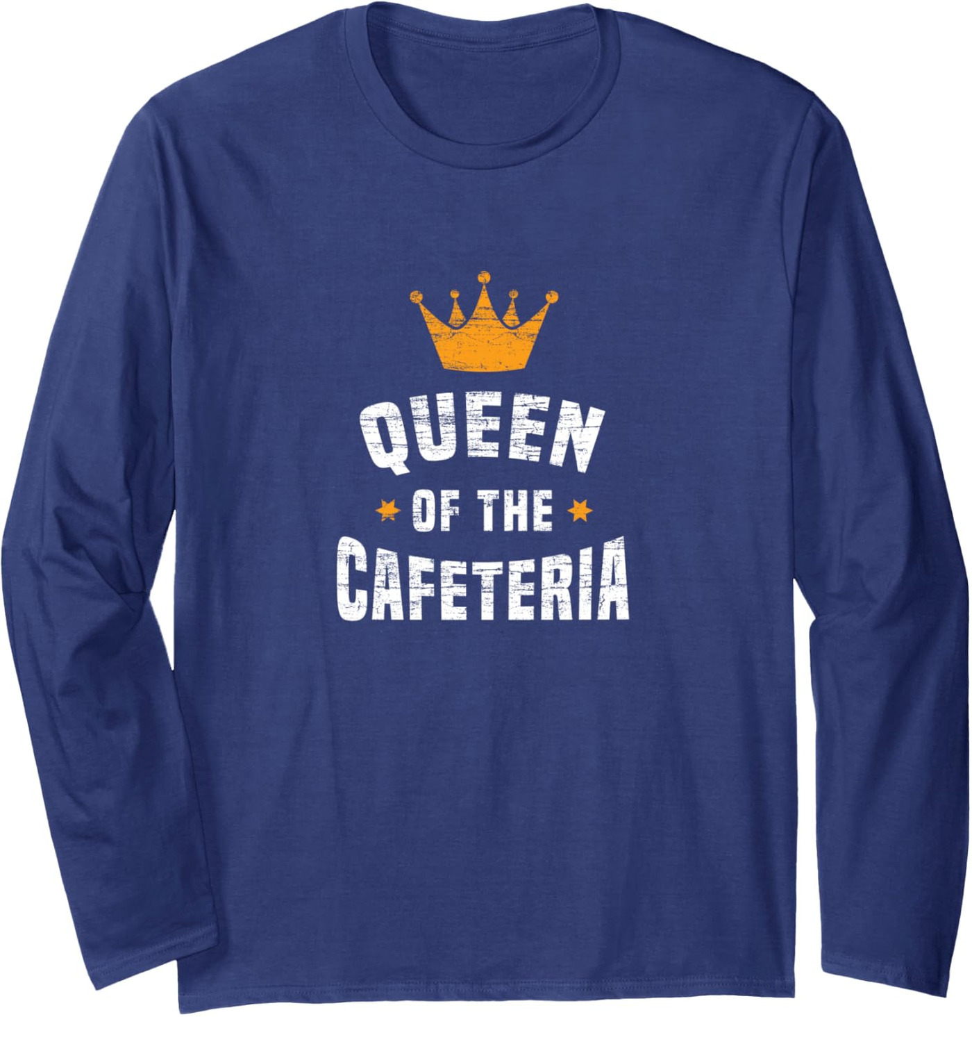 Long Sleeve Shirts for Men sweatshirt Queen Of The Cafeteria Crown School Lunch Lady Gift Long Sleeve Tee Streetwear Casual tops clothes