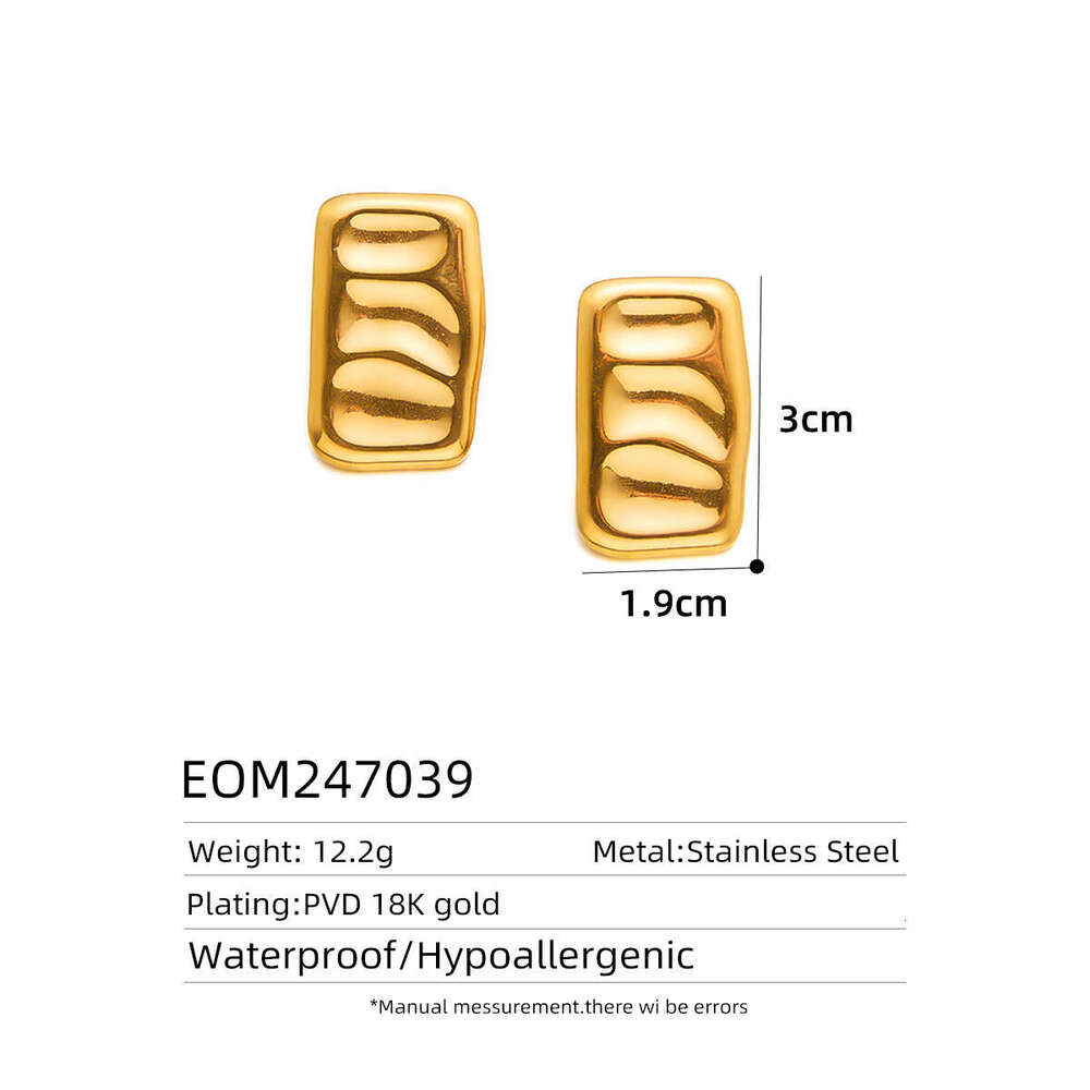 Designer Jewelry for Women Luxury Earrings European and American vintage gold series earrings plated with 18k gold earrings high-end designer for wome