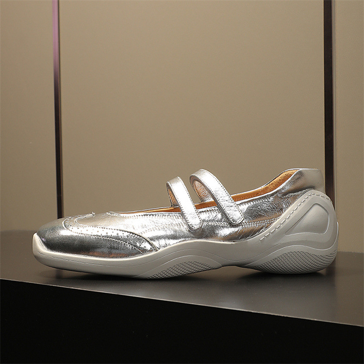 Stylish Double-Strap Mary Janes: Casual & Comfy Women's Flats for 2024 25e6