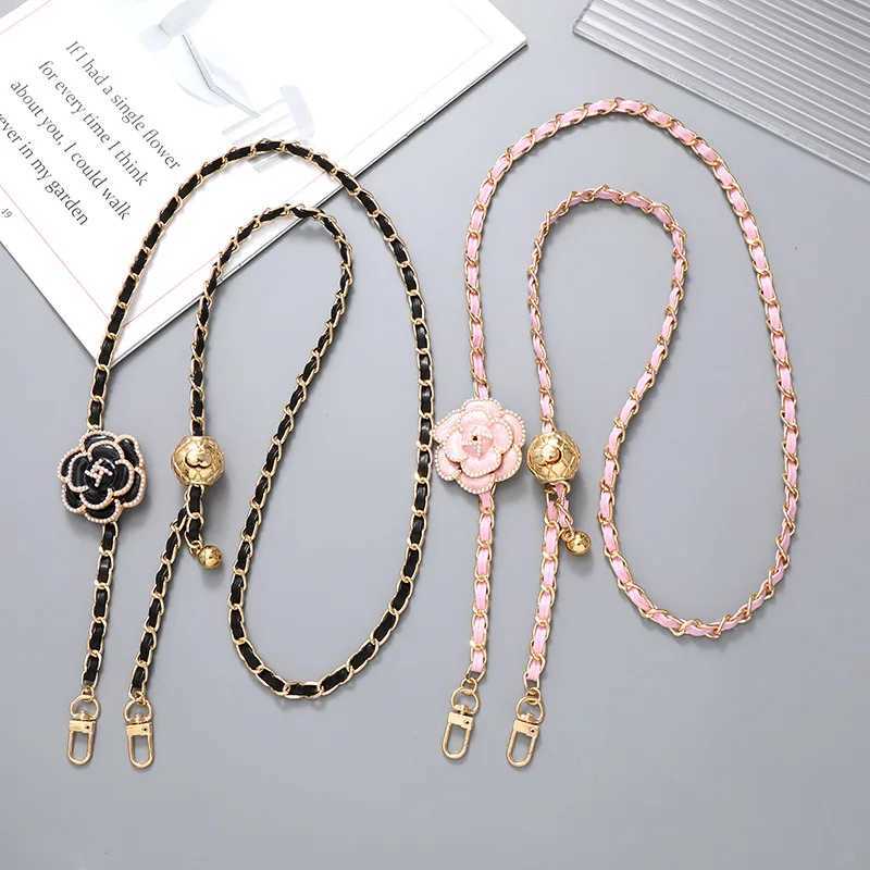 Belts Camellia Cross Body Phone Chain J240913