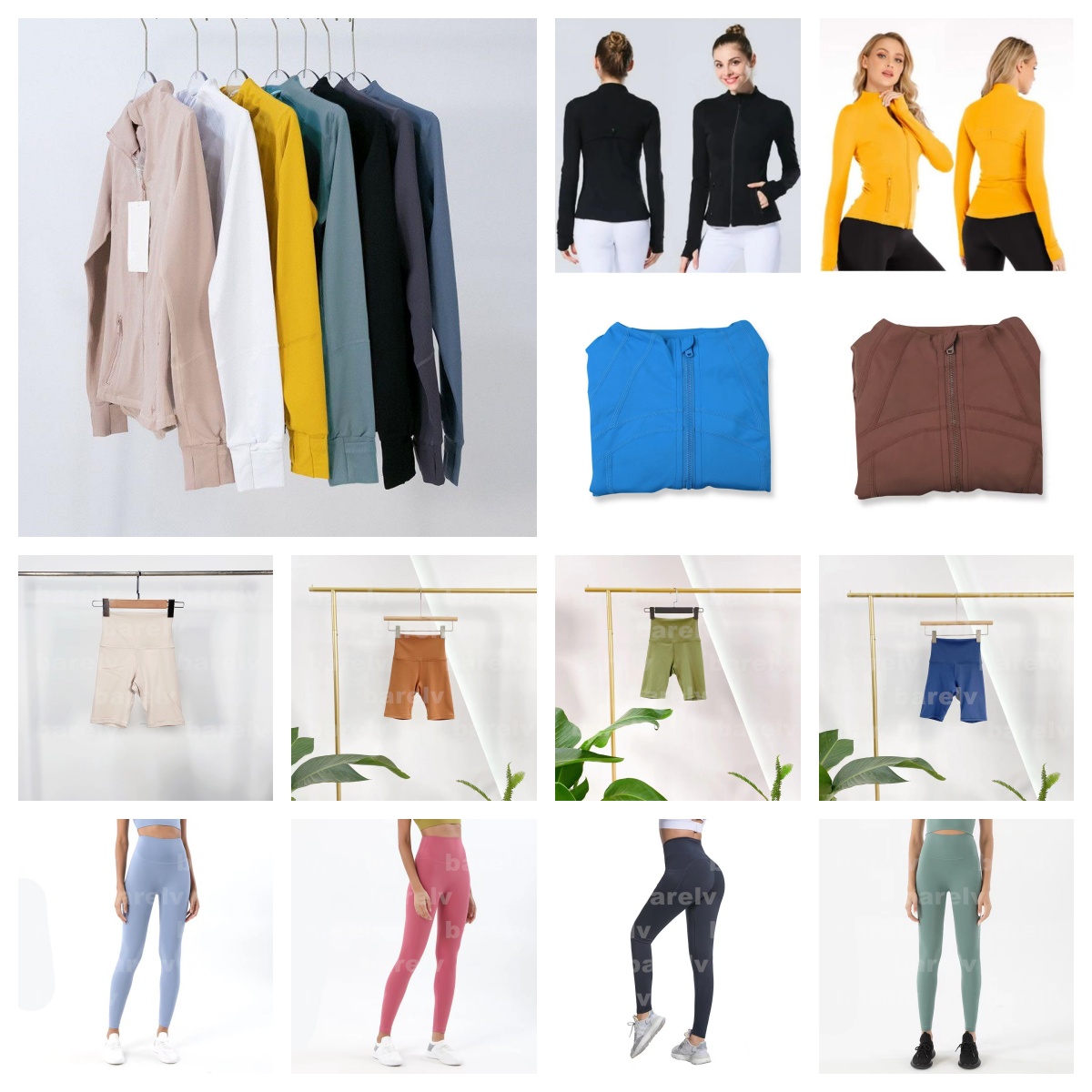 Fashion jacket Yoga Women's Workout Sport Coat Jacket Sports Quick Dry legging Top Solid Zip Up Sweatshirt Sportwear