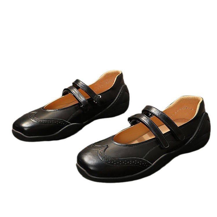 Stylish Double-Strap Mary Janes: Casual & Comfy Women's Flats for 2024 25e6