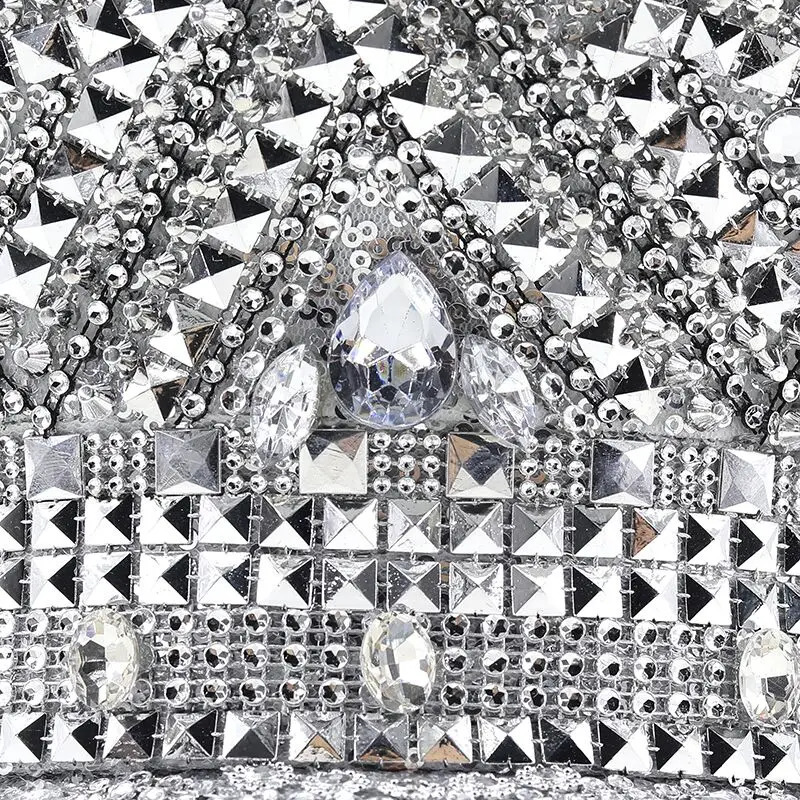 Female Wedding Bride Captain Octagonal Hat Queen Rhinestone Military Hat Sergeant Hat Holiday Birthday Party Hat 240914